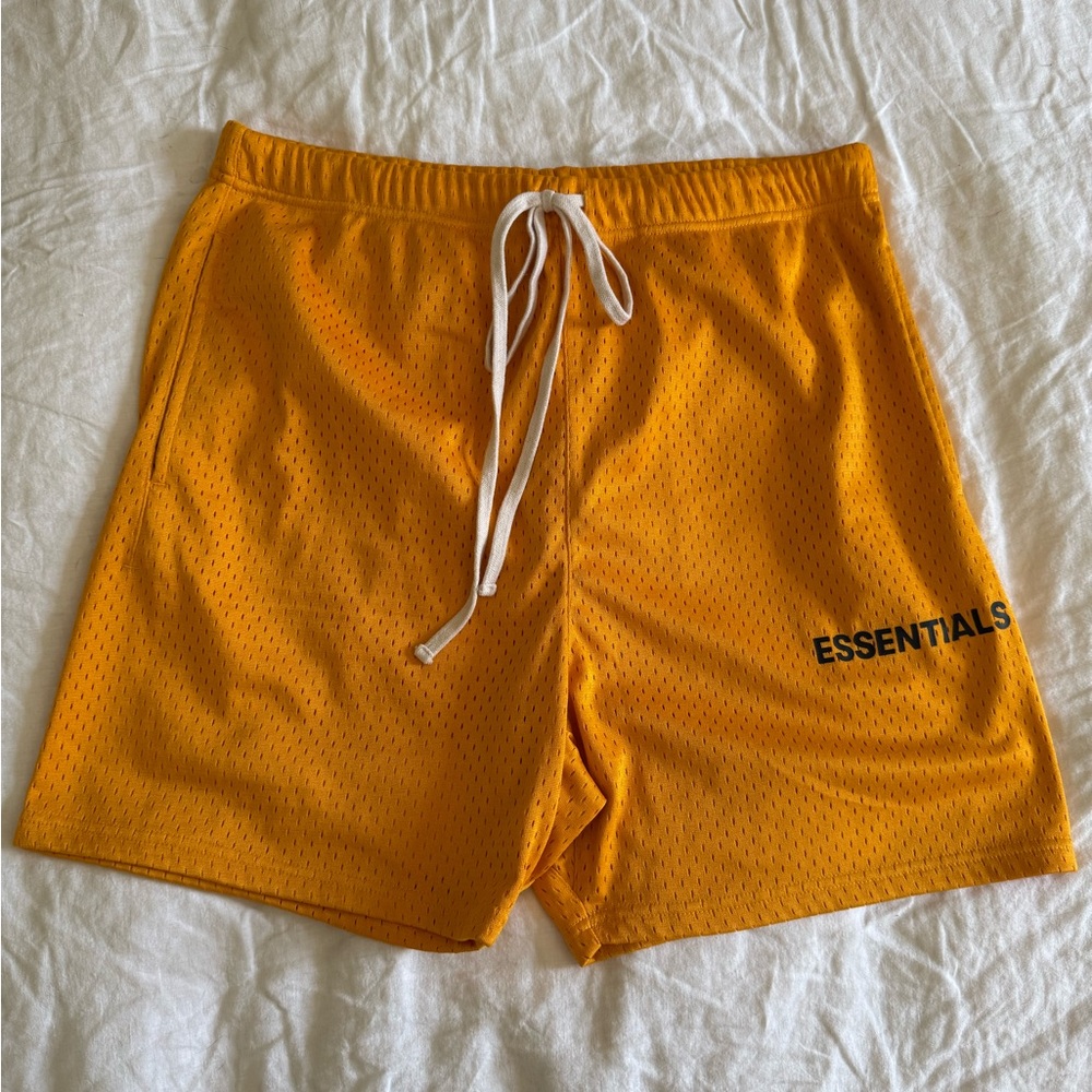 Essentials Orange Athletic Shorts - image 1